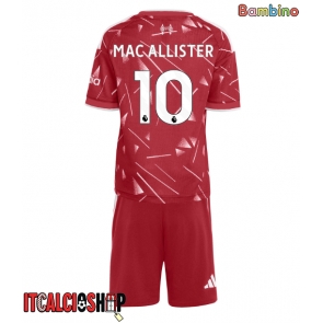 Liverpool Alexis Mac Allister #10 Prima Maglia Bambino 2026-27 Manica Corta (+ Pantaloni corti)
